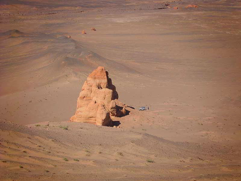 Steppenfuchs Reisen - Felsformation in der Gobi