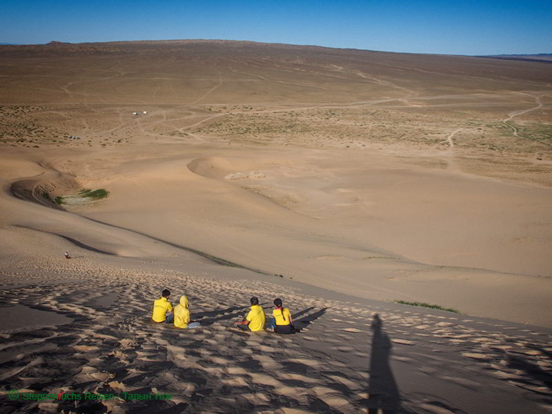 Steppenfuchs Reisen - Mitarbeiter treffen in der Gobi