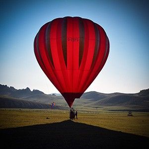 Steppenfuchs Reisen - Ballonstart