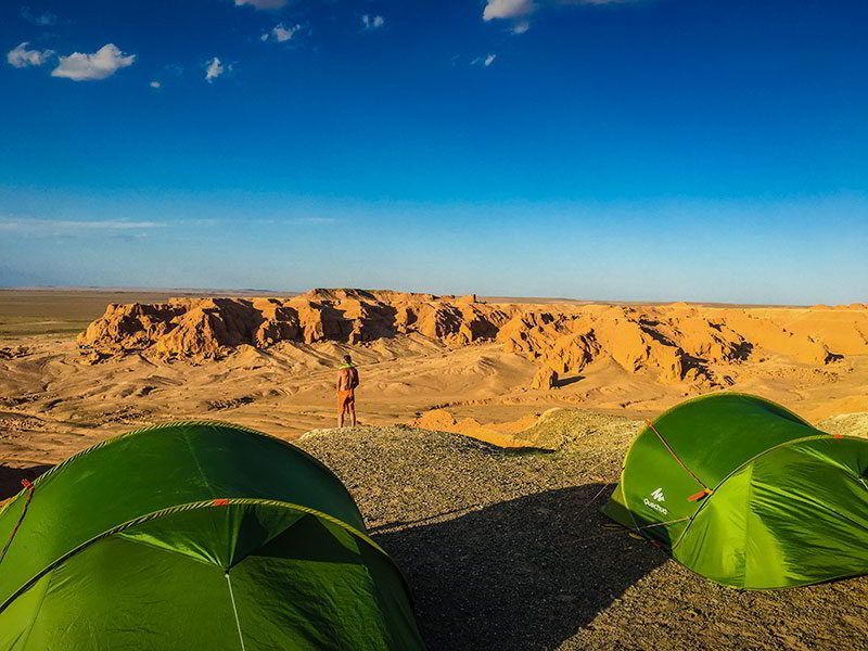 Steppenfuchs Reisen - Zelten in der Gobi