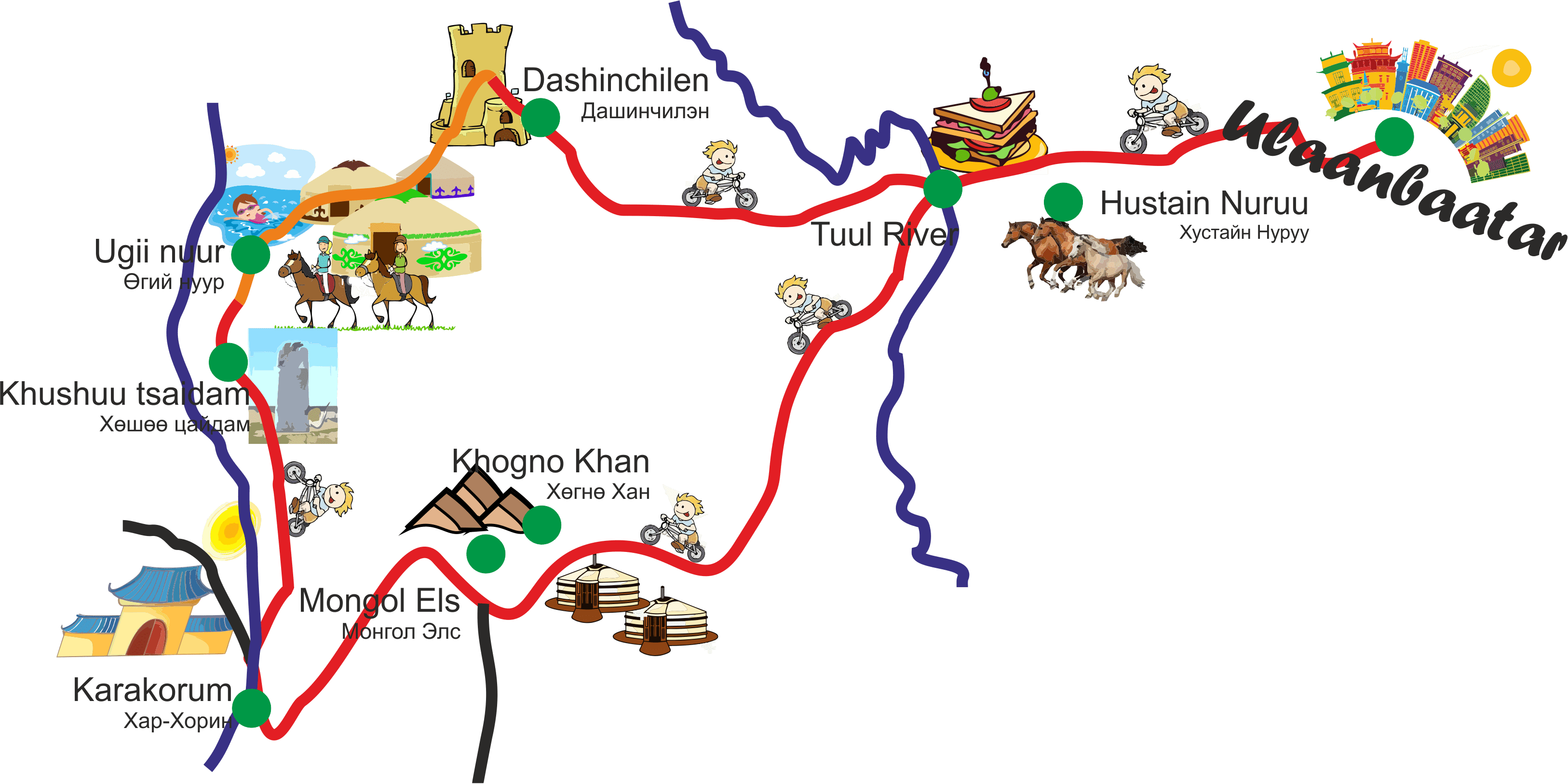 Karte Steppenfuchs Reisen Karakorum Loop