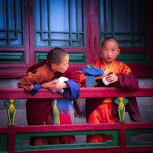 Steppenfuchs Reisen - Junge Mönche