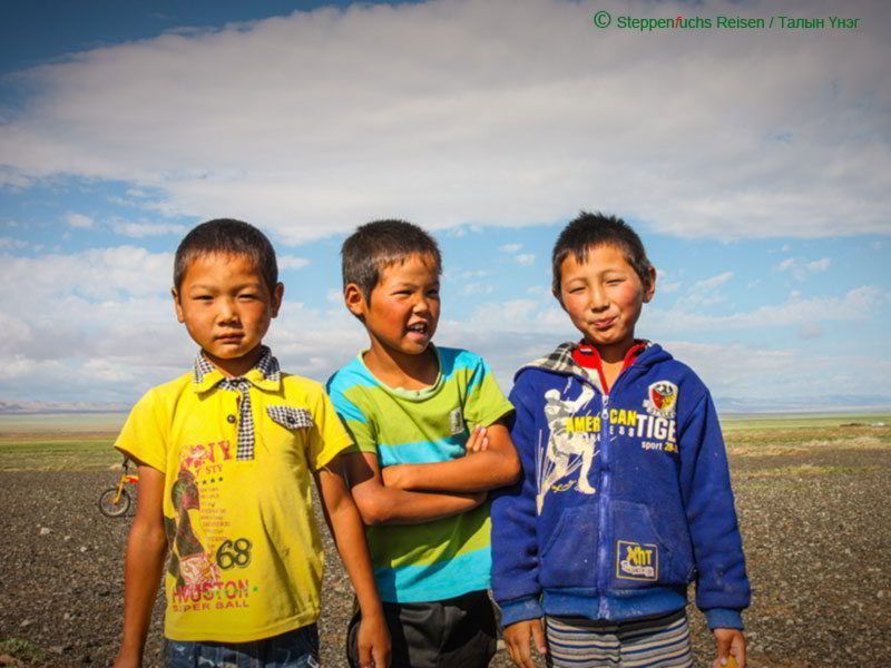 Steppenfuchs Reisen - Mongolische Kinder