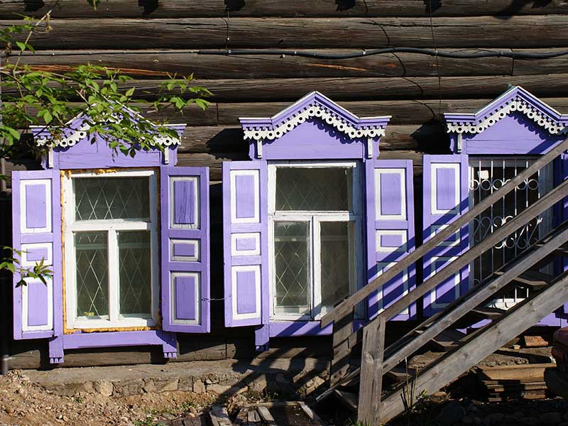 Steppenfuchs Reisen - Russisches Holzhaus