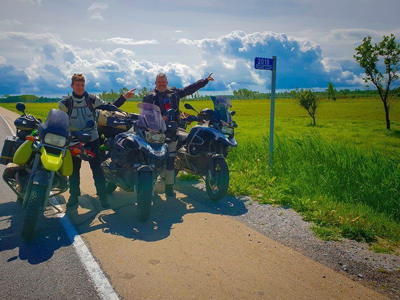 Steppenfuchs Reisen -Ulaanbaatar Vladivostok 2018 mit Motorrädern