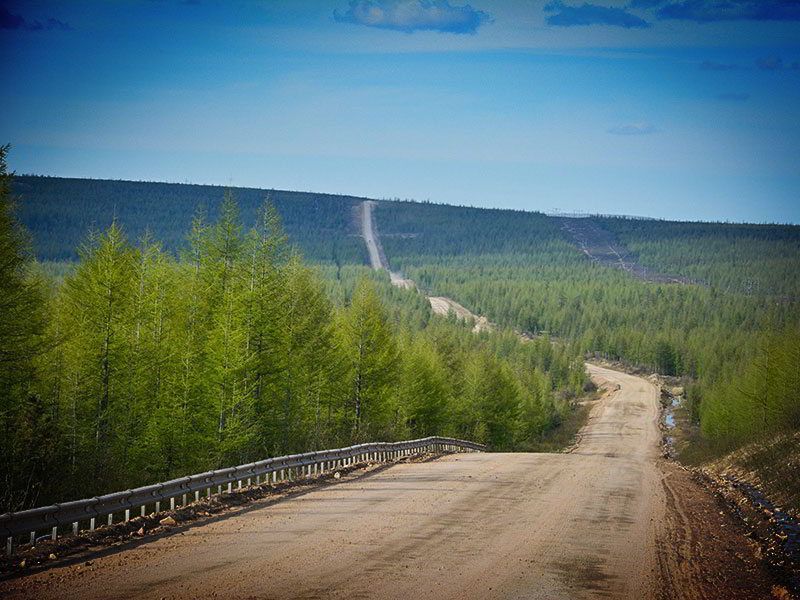 Steppenfuchs Reisen - Road of the bones endlose weite in sibirien