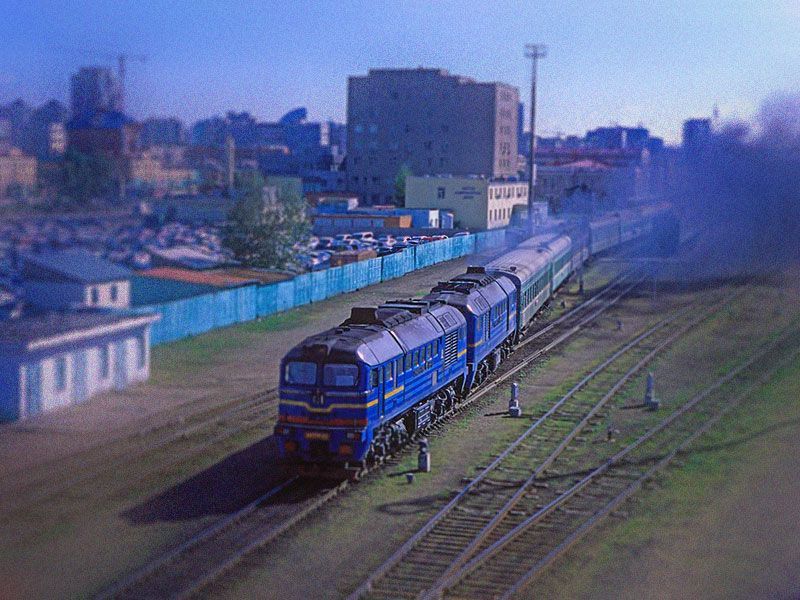 Steppenfuchs Reisen - Mongolischen Eisenbahn bei Ulaanbaatar
