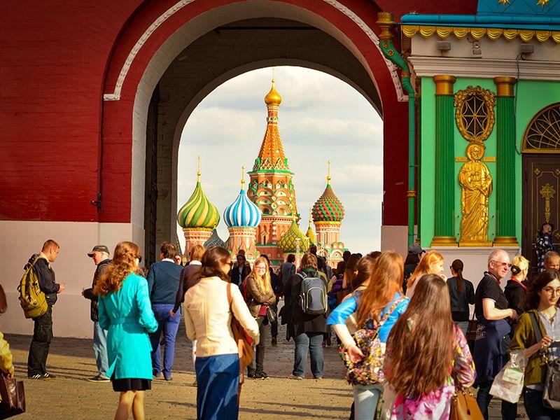 Steppenfuchs Reisen - Blick auf die Basilius-Kathedrale